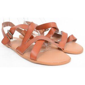 Torrid Women's 11 WIDE Width Strappy Gladiator Sandals Vegan Leather Boho NEW